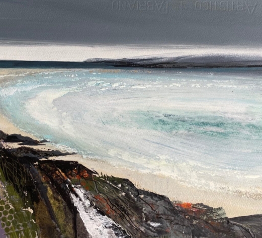 Sea sparklers 30 x 30cm Sold