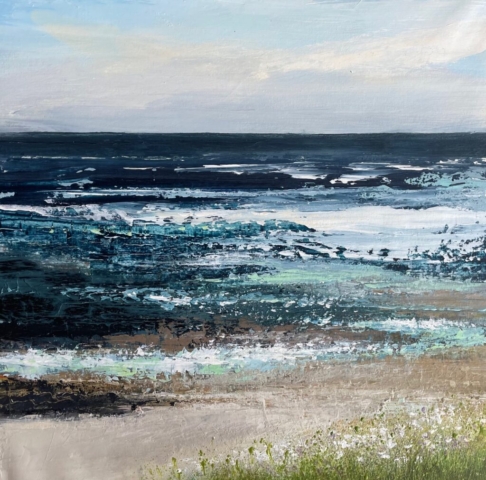A wild day, sea campion sways gently £380