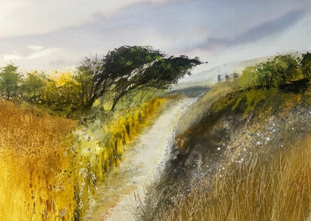 To pastures new 50 x 35cm Sold
