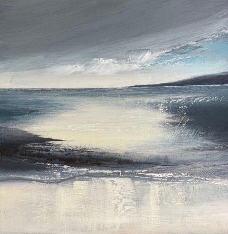 Watching an ebbing tide 40x40cm SOLD