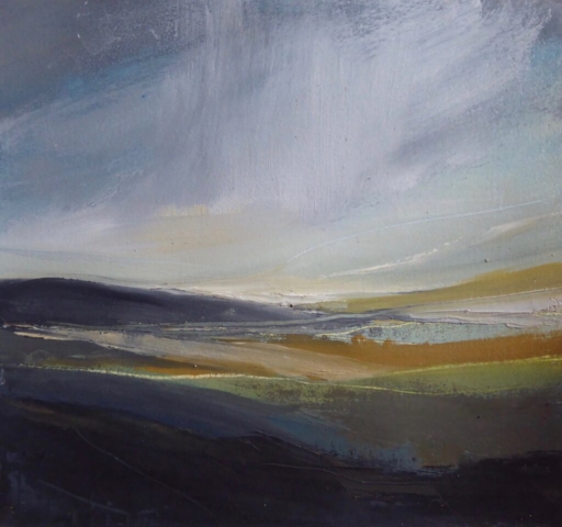 Thunder rain 17 x 17cm Sold