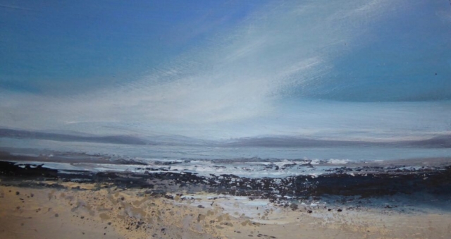 Early morning sparkle 43x24cm Sold