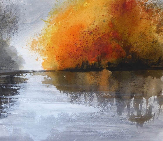 Autumn glory 28x28cm SOLD