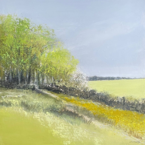 It's Spring, m/m on board 50x50cm SOLD