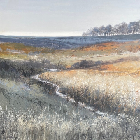 Source of the Almond, m/m on board, 50cm x 50cm SOLD